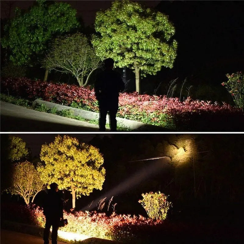 UltraBeam | LED-Strahler | 40W Leistung | Powerbank & 7 Lichtmodi