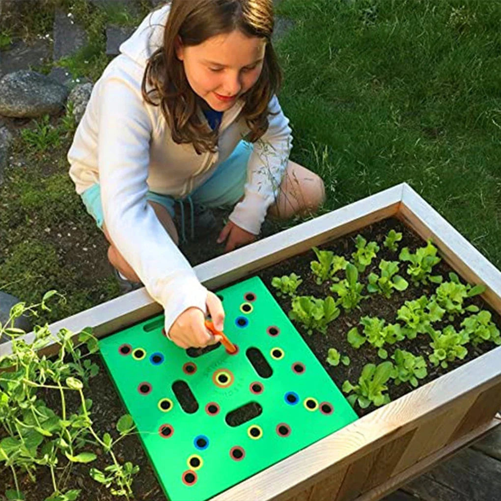 PlantPerfect | Pflanzvorlage | Präzises Saatgut-Raster | Robustes ABS