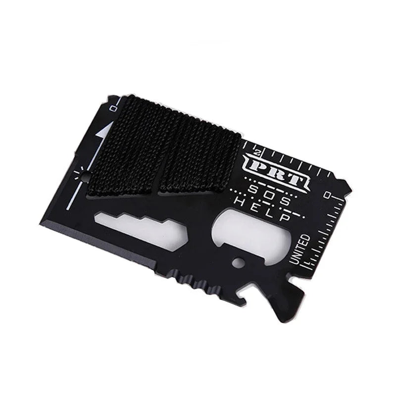 GearPro MultiTool Card | 14-in-1 Edelstahlwerkzeug für Outdoor-Abenteuer | Kompakt & Vielseitig