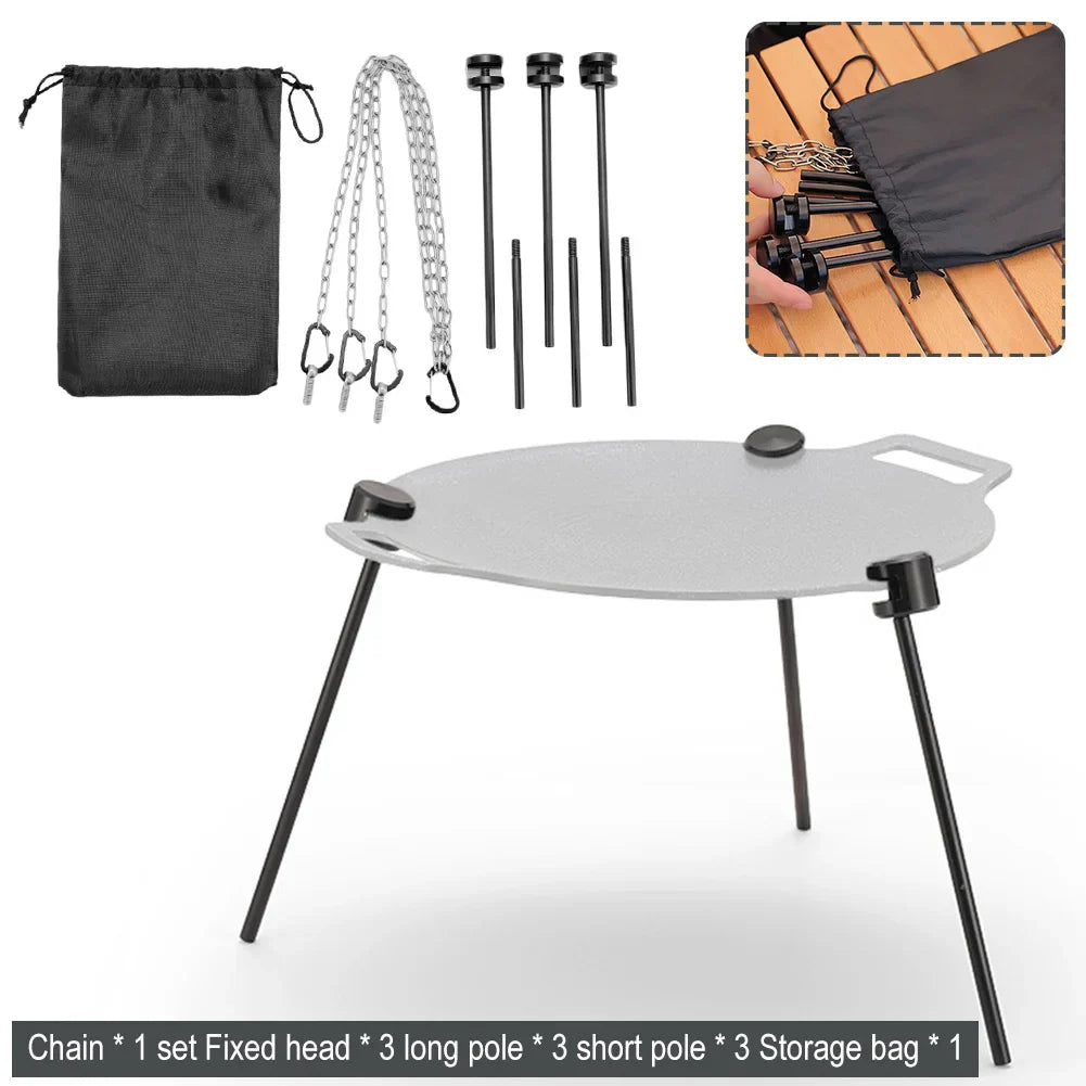 CampChef | Tripod Kochgestell | Höhenverstellbar, Leicht & Multifunktional | Für Outdoor-Abenteuer