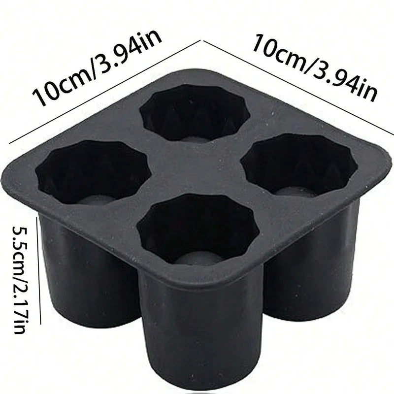 ChillShot Eiswürfelform | Schnapsglas-Design | Wiederverwendbar & Umweltfreundlich