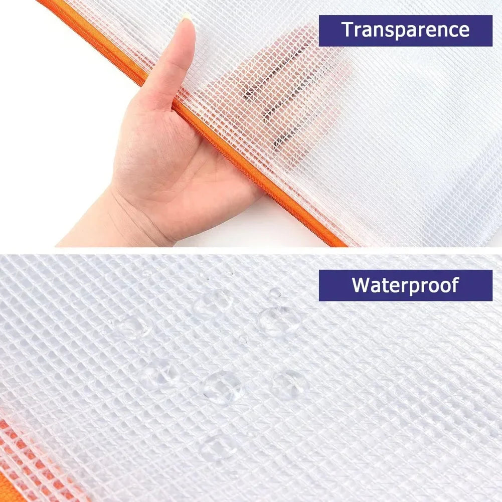 ZipNets Organizer Set | 10er Pack | Reißfest & Übersichtlich | Bunte Zipper