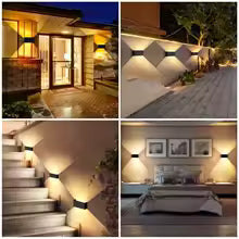 GlowEdge | LED-Wandleuchte | Verstellbarer Lichtkegel | Wetterfest & Energieeffizient