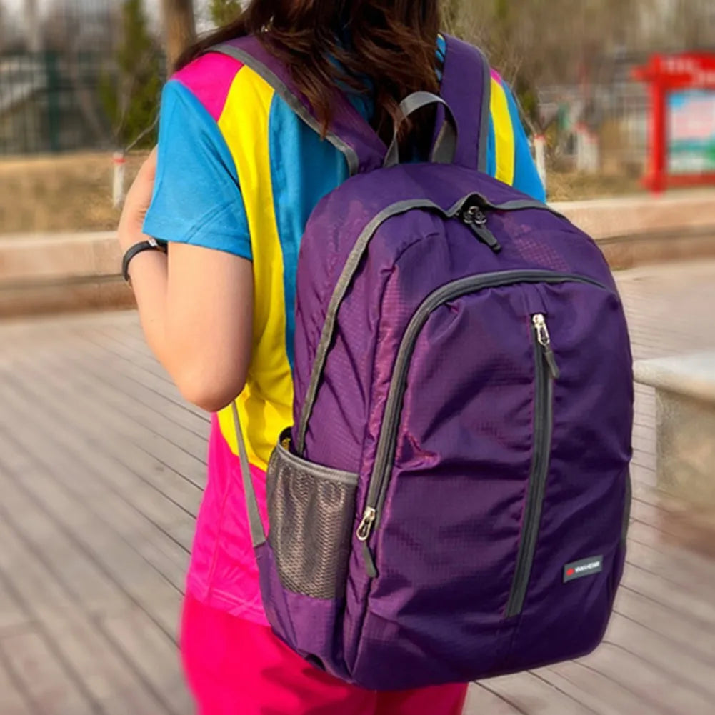 Trekparo | Outdoor-Rucksack | Ultraleicht & Wasserabweisend | Mit Versteckter Diebstahlschutz-Tasche