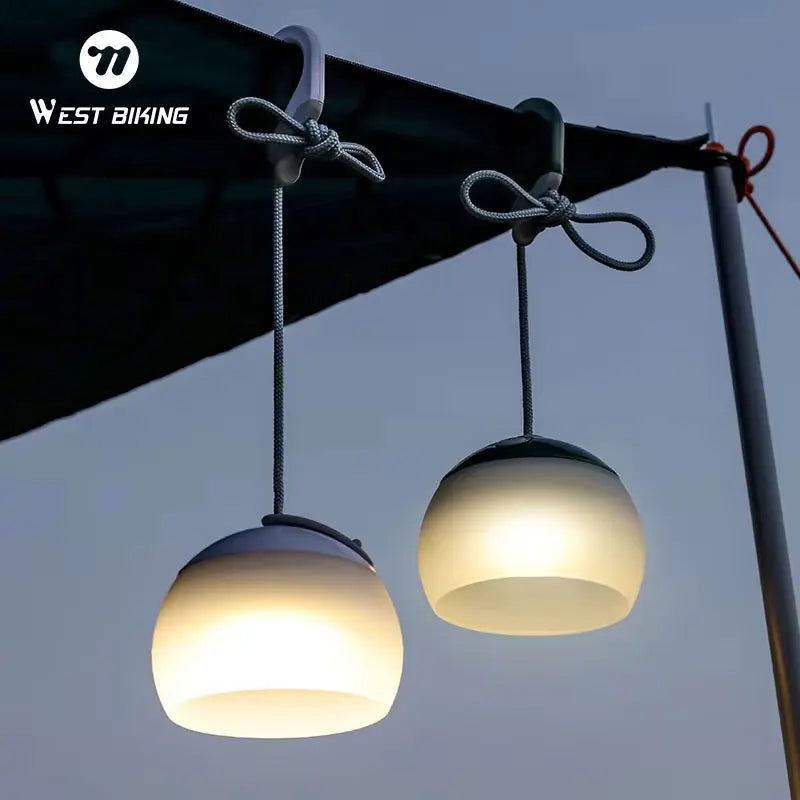 CampGlow | USB Zeltlampe | Leicht & Kompakt | Wetterfest & Wiederaufladbar | Für Outdoor & Notfälle