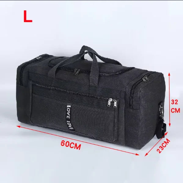 Canvarro TravelDuffel | XL Sporttasche für Männer | Wasserabweisend & Robust | Viel Stauraum für Abenteuer | Ideal für Gym & Reisen