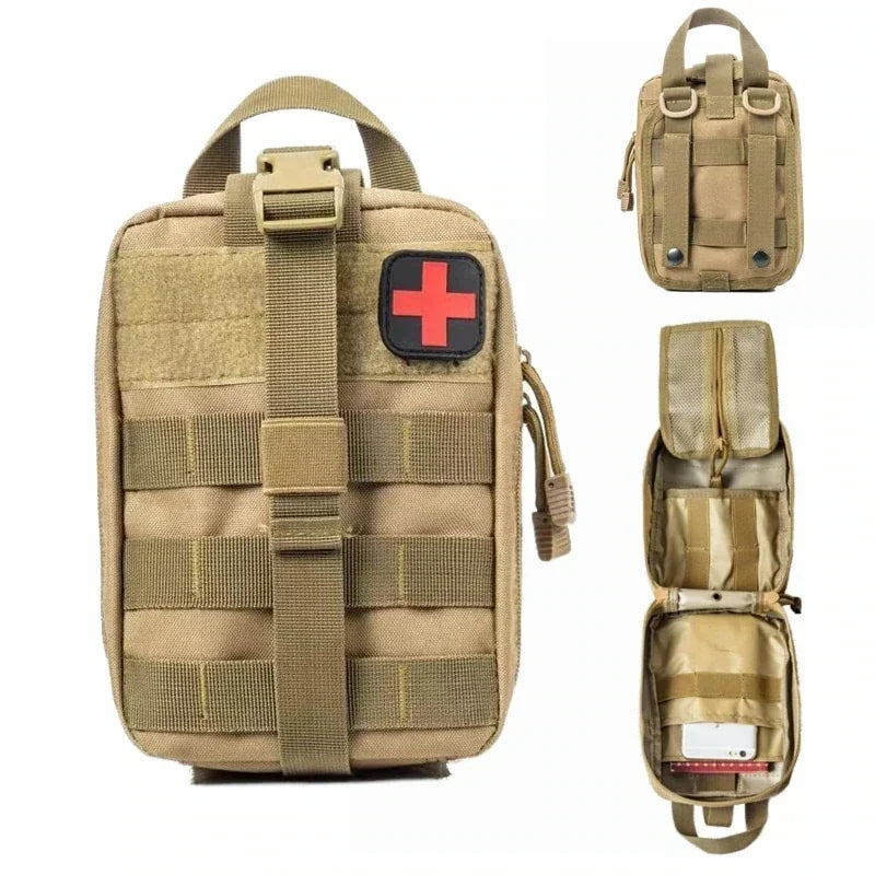 MedTacX | Erste-Hilfe-Tasche | Robust, MOLLE-kompatibel & wetterfest | Outdoor & Notfall