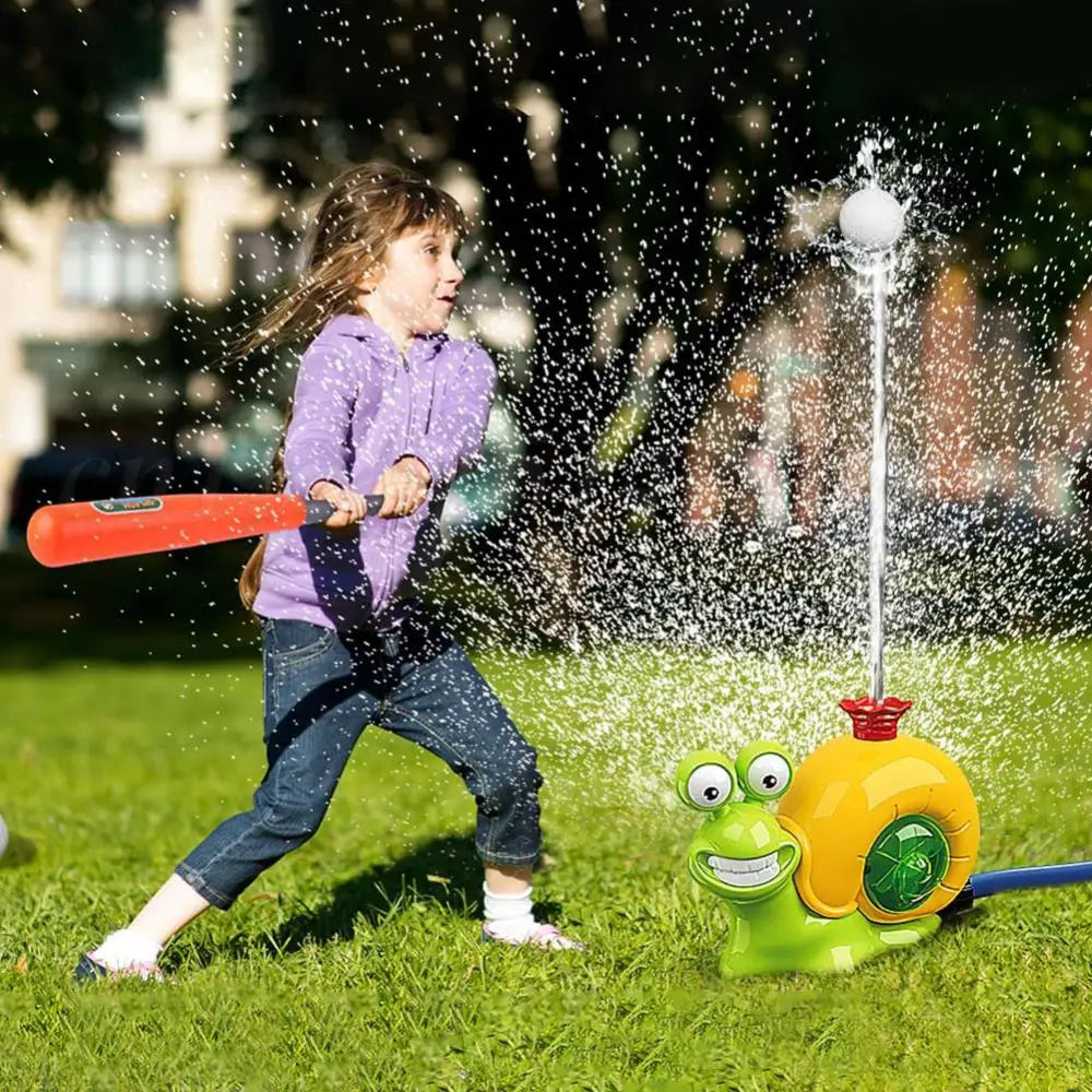 SnailSplash | Wassersprinkler im Schneckendesign | Interaktiver Spielspaß | Für Garten & Pool