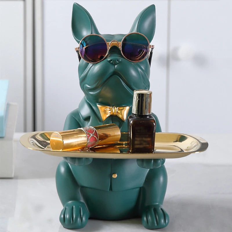Bulldecor | Schlüsselhalter in Bulldoggenform | Robust, dekorativ & vielseitig | Für Flur, Büro, Schlafzimmer & Eingangsbereich