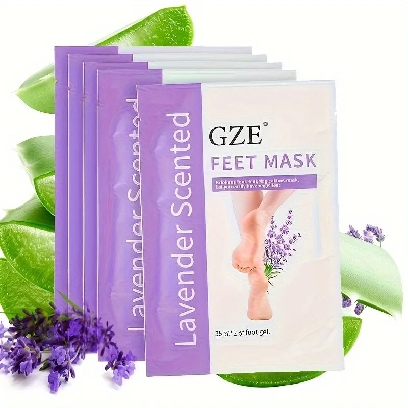 SoftStep | Fußpeeling-Maske | Für Trockene & Rissige Füße | Entfernt Hornhaut & abgestorbene Hautzellen | 2er-Set