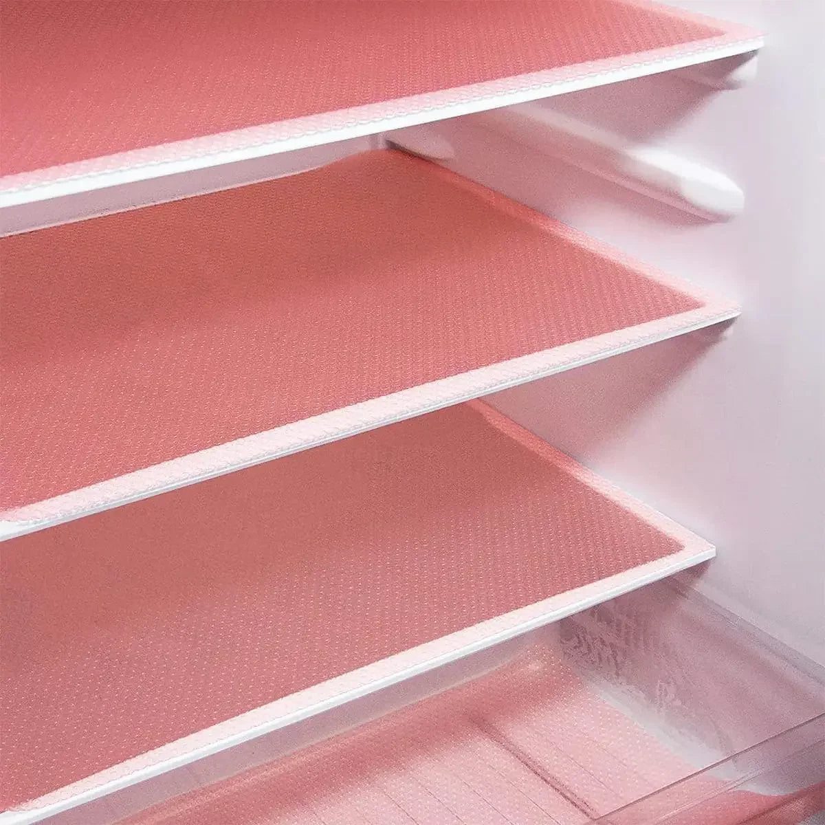 FreshGuard 4-Piece Fridge Mats Set | Antibacterial, Non-Slip & Washable | For Organized Kitchen Storage