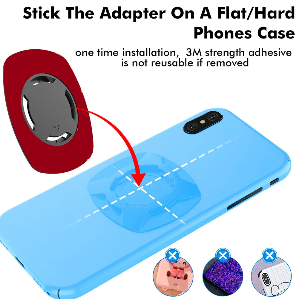 Velogrip Mount360 | Fahrrad-Handyhalterung | Stoßfest & 360° Drehbar | Für Smartphones 4,7–7,2 Zoll