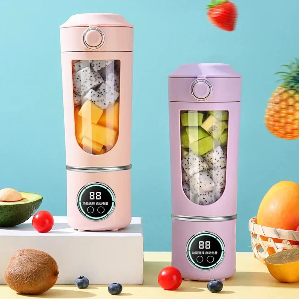Blendify Go | Mobiler Smoothie-Maker mit 12-Klingen-Power | 2-in-1 Mix & Drink | Für Fitness, Reise & Alltag