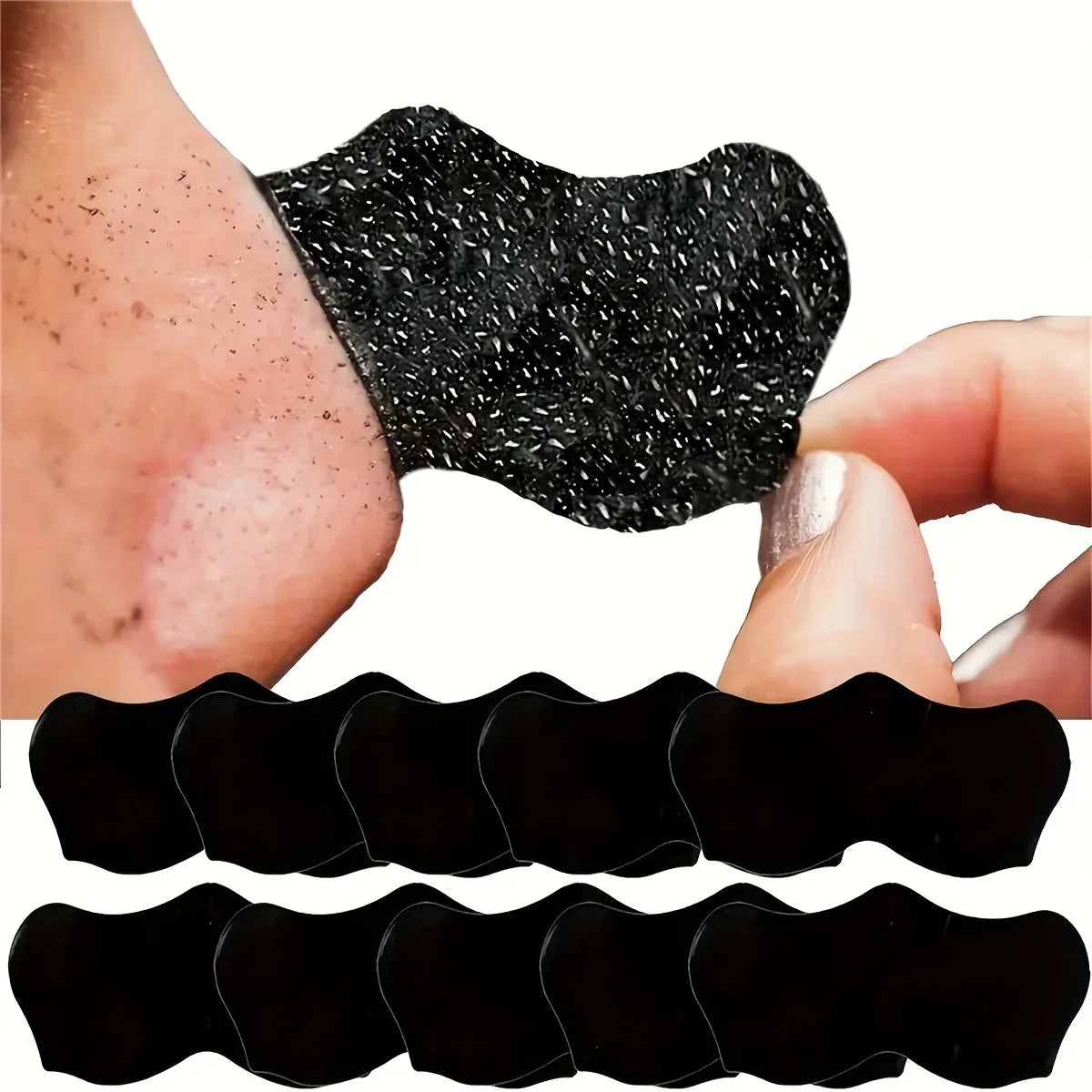 ClearPure Nose Strips | Mitesser-Pflaster Für Gesicht & Nase | Porentiefe Reinigung & Glättung | 10/50/100 Stück