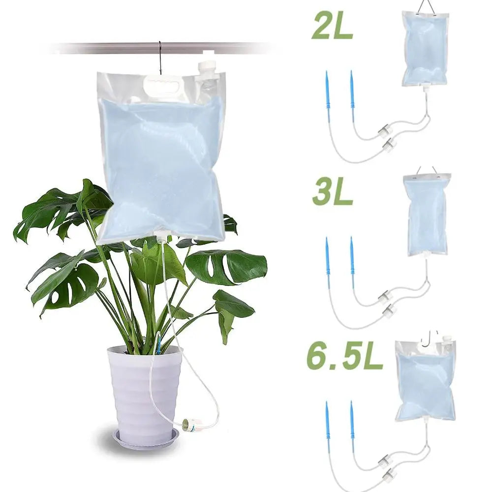 Plantava | Bewässerungsbeutel | Automatische Tröpfchenabgabe | Platzsparend & flexibel | Für Zimmer- & Gartenpflanzen