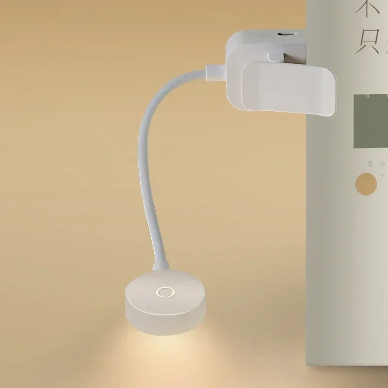 Clipora LED Klemmleuchte | Dimmbar & Flexibel | 3 Lichtmodi | USB-C & Batterie