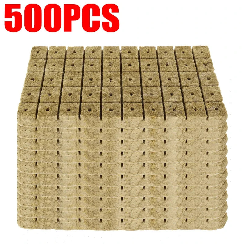 GreenCube | Anzuchtwürfel für Hydroponik | Optimal für Pflanzenwachstum | 50 bis 500 Stück