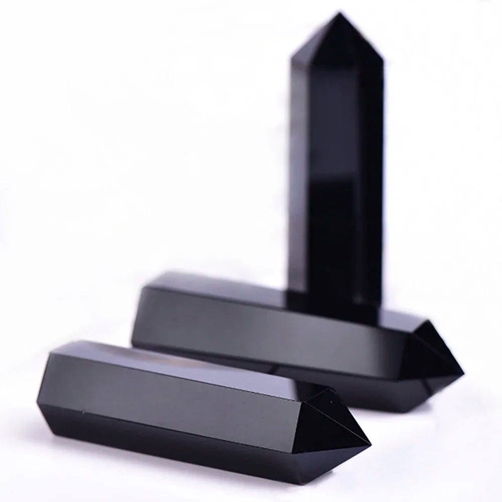 Energora Kristall-Obelisk | Echter Naturquarz | Für Meditation & Chakra-Heilung | Spirituelles Dekoobjekt