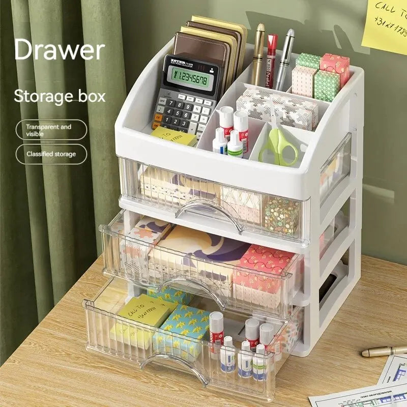 Orglina BeautyBox | Kosmetik Organizer mit 4 Etagen | Stilvoll & Platzsparend | Rosa oder Weiß
