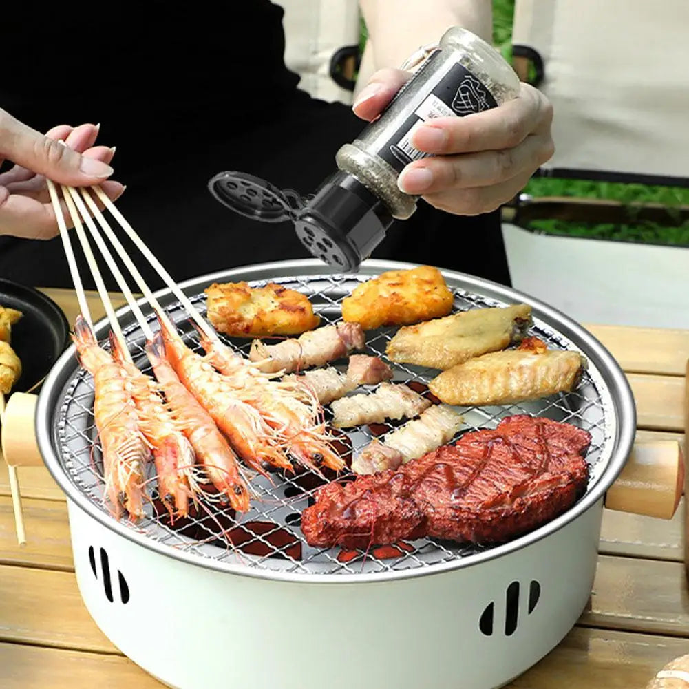 GrillFusion | Tragbarer Holzkohlegrill | Schnellaufheizend & Multifunktional | Kompakt & Sicher | Einfache Reinigung