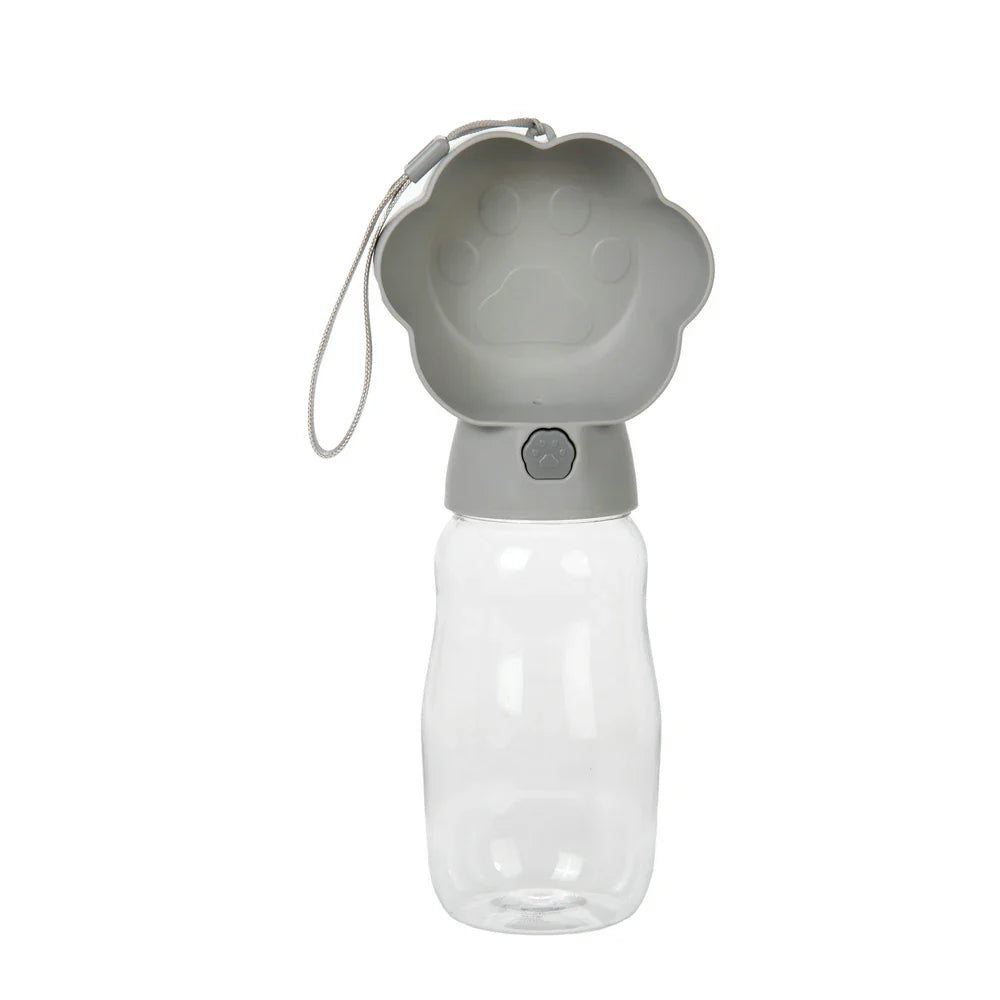 Pawava DuoGo | Wasser & Futterflasche | 2-in-1 Design | Für Unterwegs | Auslaufsicher & Kompakt