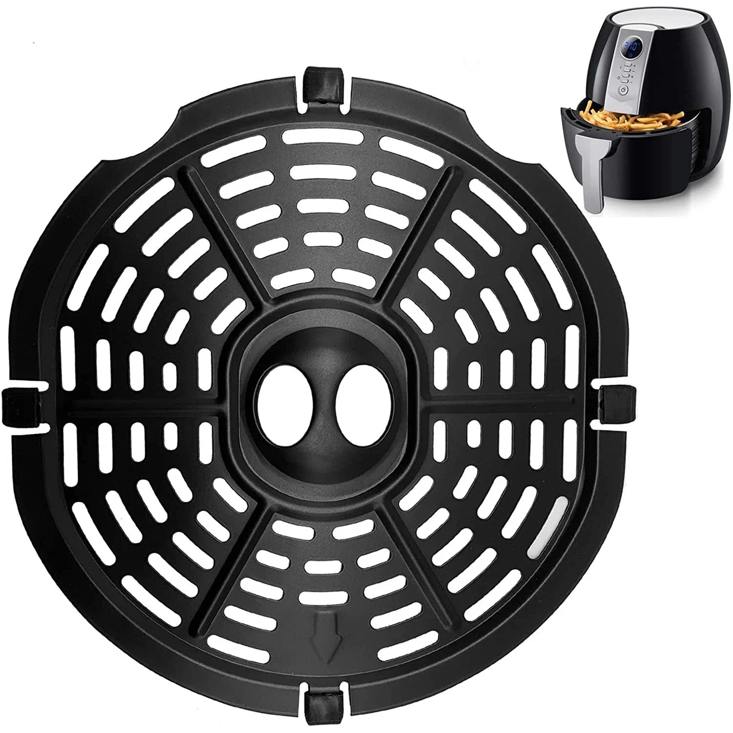 AirGrillPro | Ersatz Grillpfanne | Antihaft & Spülmaschinenfest | Für Airfryer Modelle