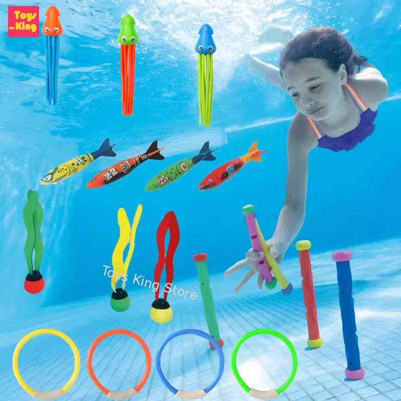 AquaSplash | Tauchspielzeug-Set | Bunt und Spaßig | Ideal für Kinder ab 4 Jahren