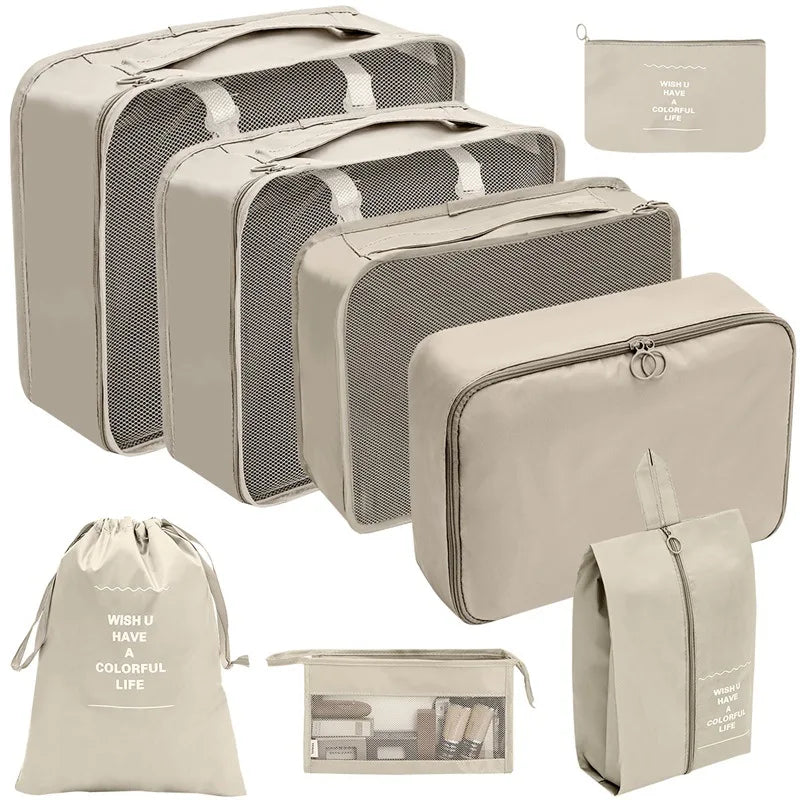 TravelPro Organizer Set | Platzsparend & Umweltfreundlich | 7-10 Teile für Perfekte Ordnung