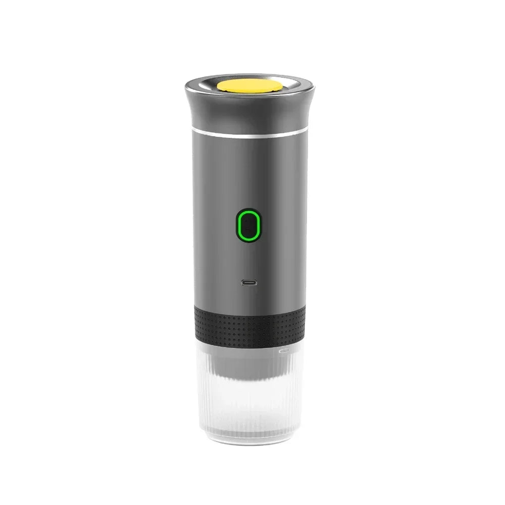 CafeGo | Kabellose Espressomaschine | 3-in-1 Funktion für Kapseln & Kaffeepulver | Tragbar für Reisen & Camping