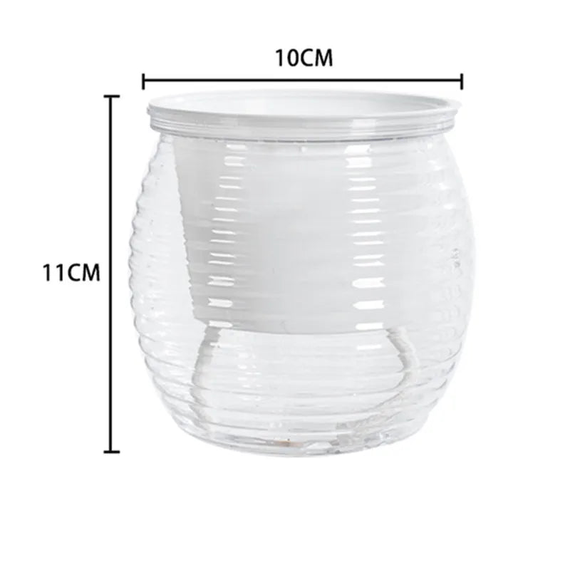 Hydropura Blumentopf | Selbstbewässernd & Erdlos | Modern & Pflegeleicht | 3er-Set