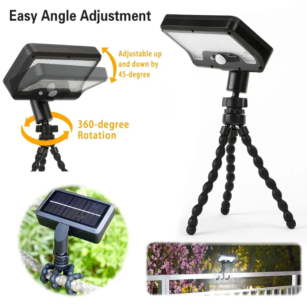 SolarNova LED-Solarleuchte | Bewegungssensor | 3 Lichtmodi | Tragbar | Wetterfest