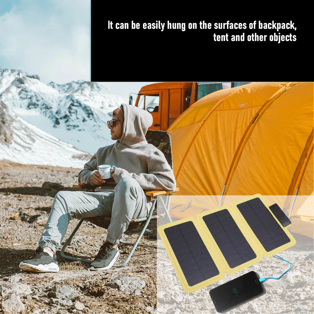 SolarNomad Pro | Faltbares Solarladegerät | Hochmoderne Solartechnologie | Wetterfest & Kompakt