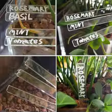 PlantLabel | Pflanzenetiketten Set | Wiederbeschriftbar & Langlebig | Für Garten & Balkon