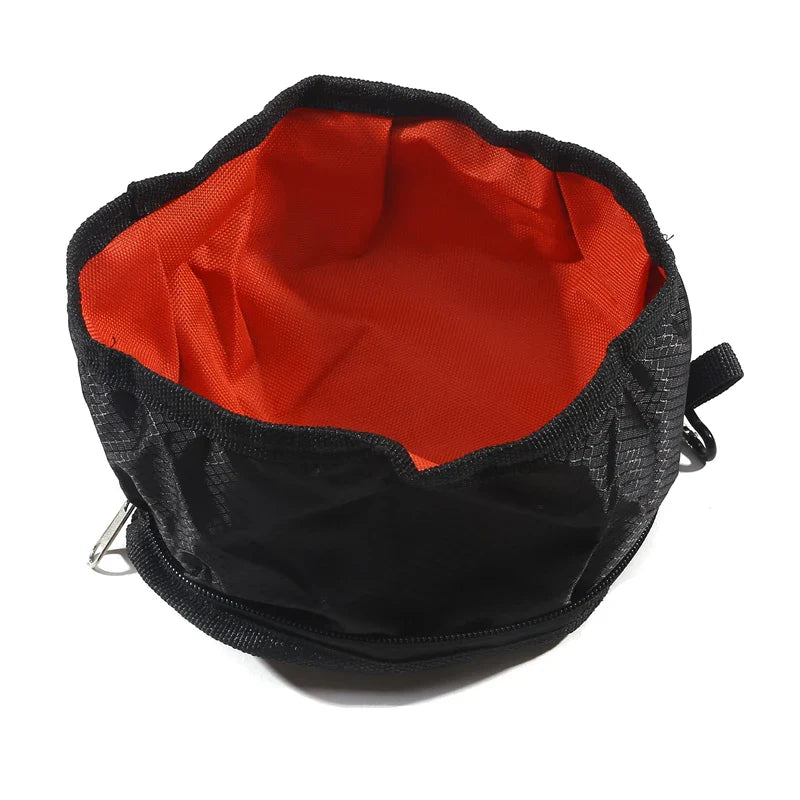 PawVoyage | Faltbarer Outdoor-Reisenapf für Hunde & Katzen | Wasserdicht, leicht & kompakt | Perfekt für Spaziergänge, Wanderungen & Reisen