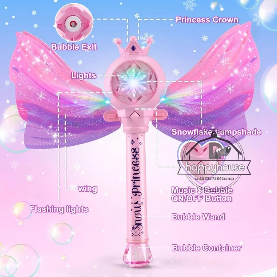 Bubbleonaut Seifenblasenpistole | 5000+ Blasen | LED & 360° Auslaufschutz | Astronauten-Design