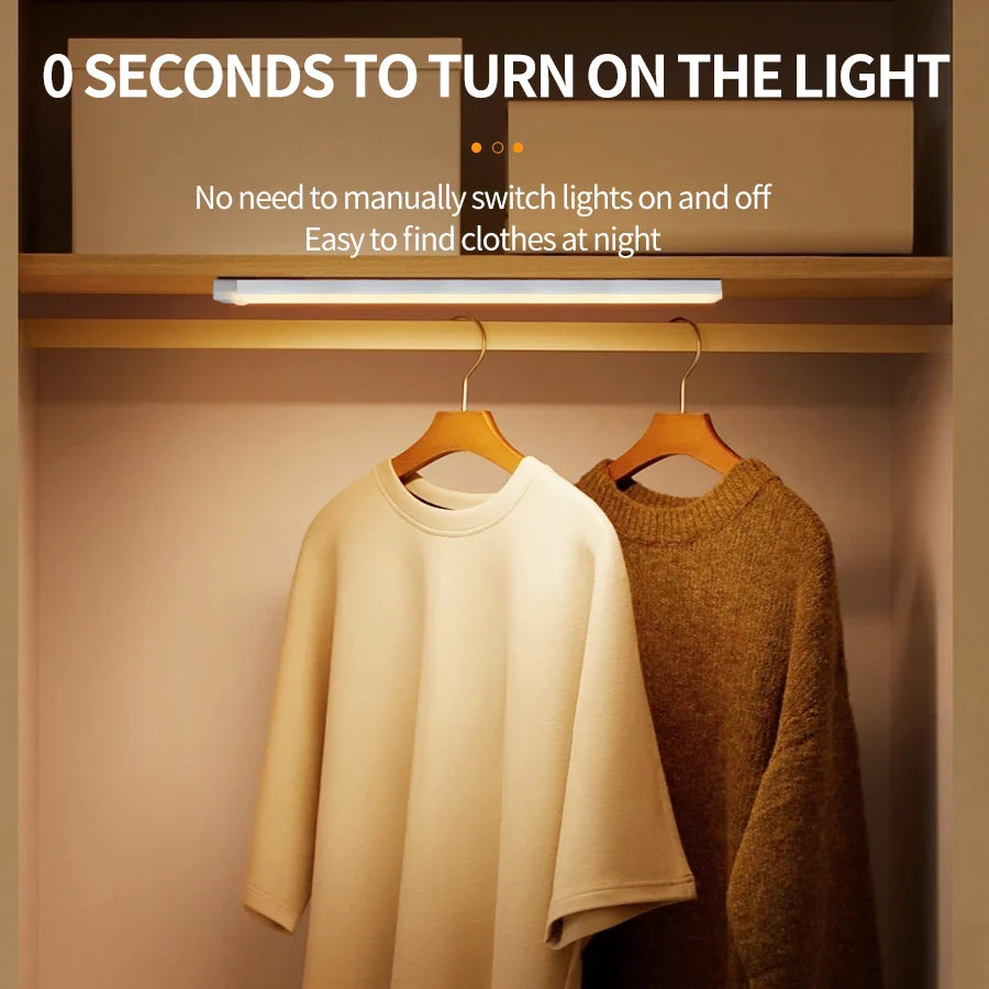 Novera Motion Light | Bewegungsmelder & USB-Akku | Magnetisch & Blendfrei | Warmweiß LED