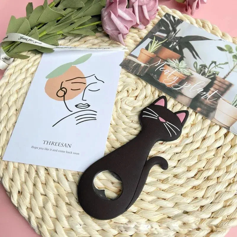 CatPop | Magnetischer Flaschenöffner | Niedliches Katzen-Design | Praktisch & Stark Haftend