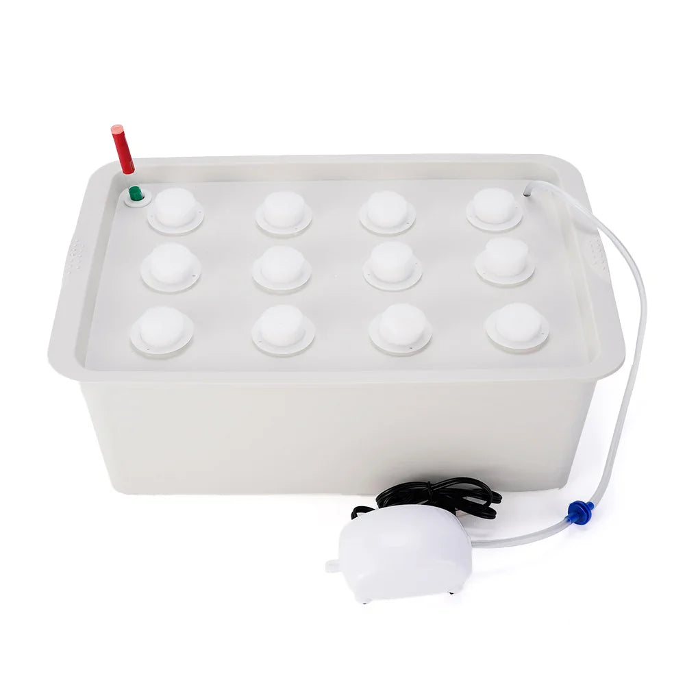 HydroGreen 12 | Hydroponisches Pflanzsystem | Effizient & Kompakt | Robuster Kunststoff