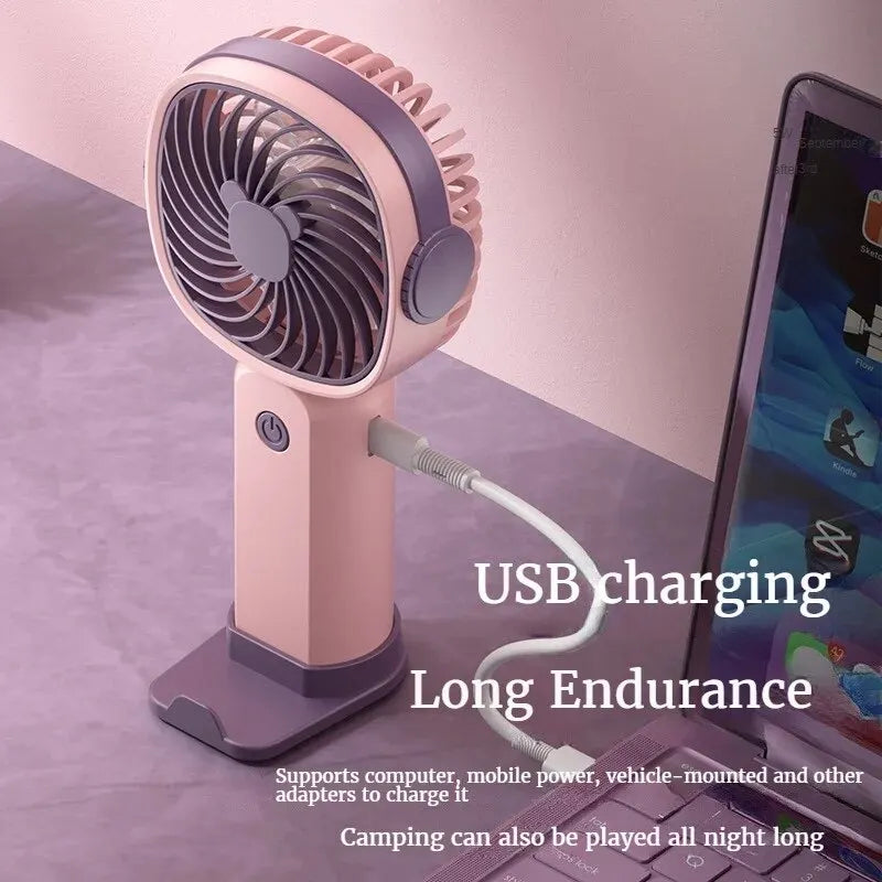 Airvalo Mini Ventilator | USB & Wiederaufladbar | Tragbar & Leise | Kompaktes Design