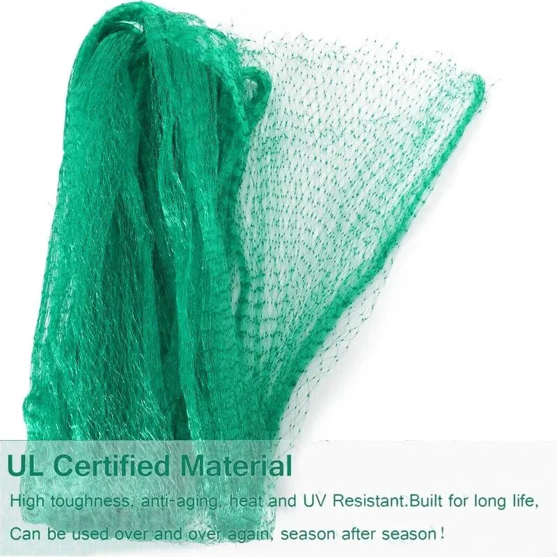Plantigo Gartennetz | Zuschneidbar & UV-beständig | Wildtierfreundlich & Robust | Grün