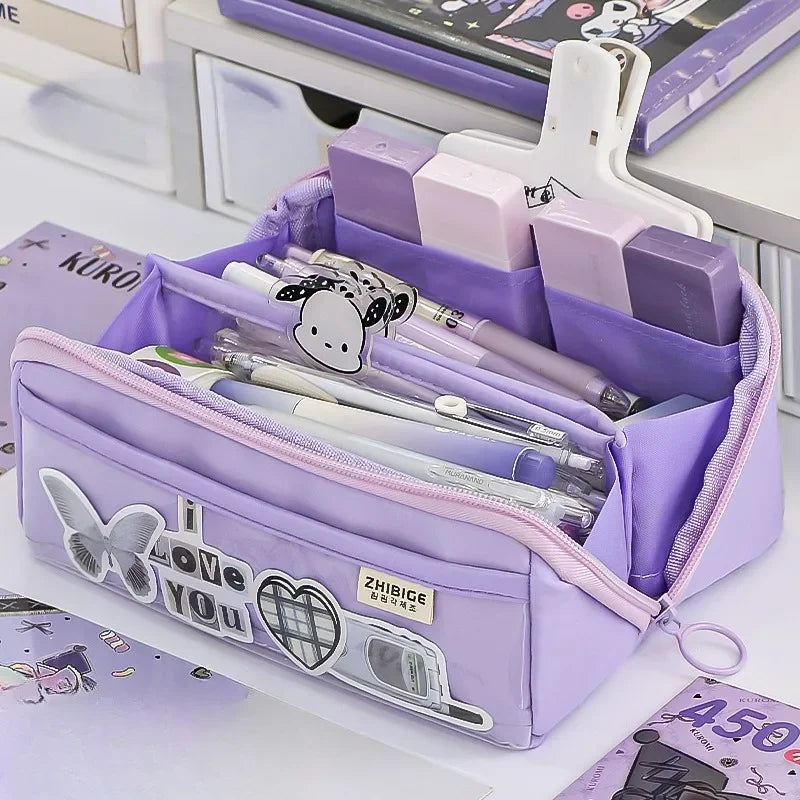 PlayPouch | 10-Fach Organizer | Transparentes Frontfach | Stylisch