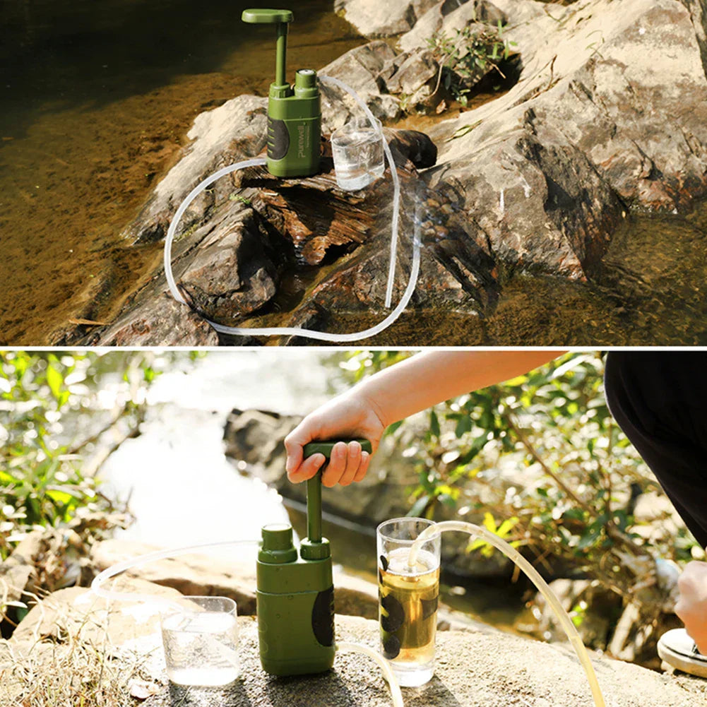 AquaTrail Pro | Outdoor Wasserfilter | 99,99 % Bakterienfrei | 5000 L Kapazität