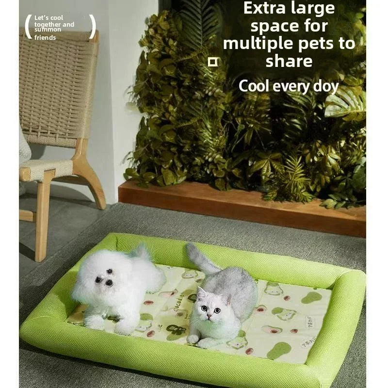 ChillPaw Mat | Atmungsaktive Kühlmatte | Für Hunde & Katzen | Pflegeleicht & Vielseitig