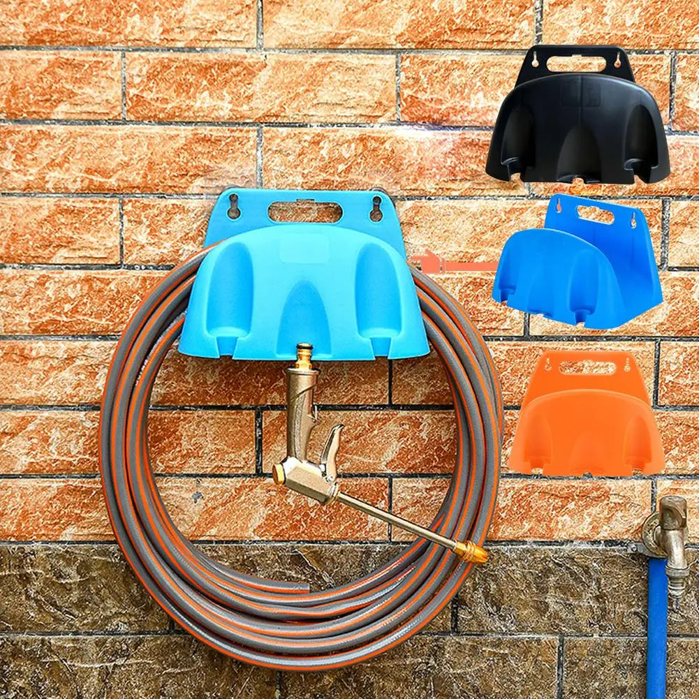 GartoFix Wandschlauchhalter | Wetterfest & Platzsparend | Für Garten & Terrasse | 22x14 cm