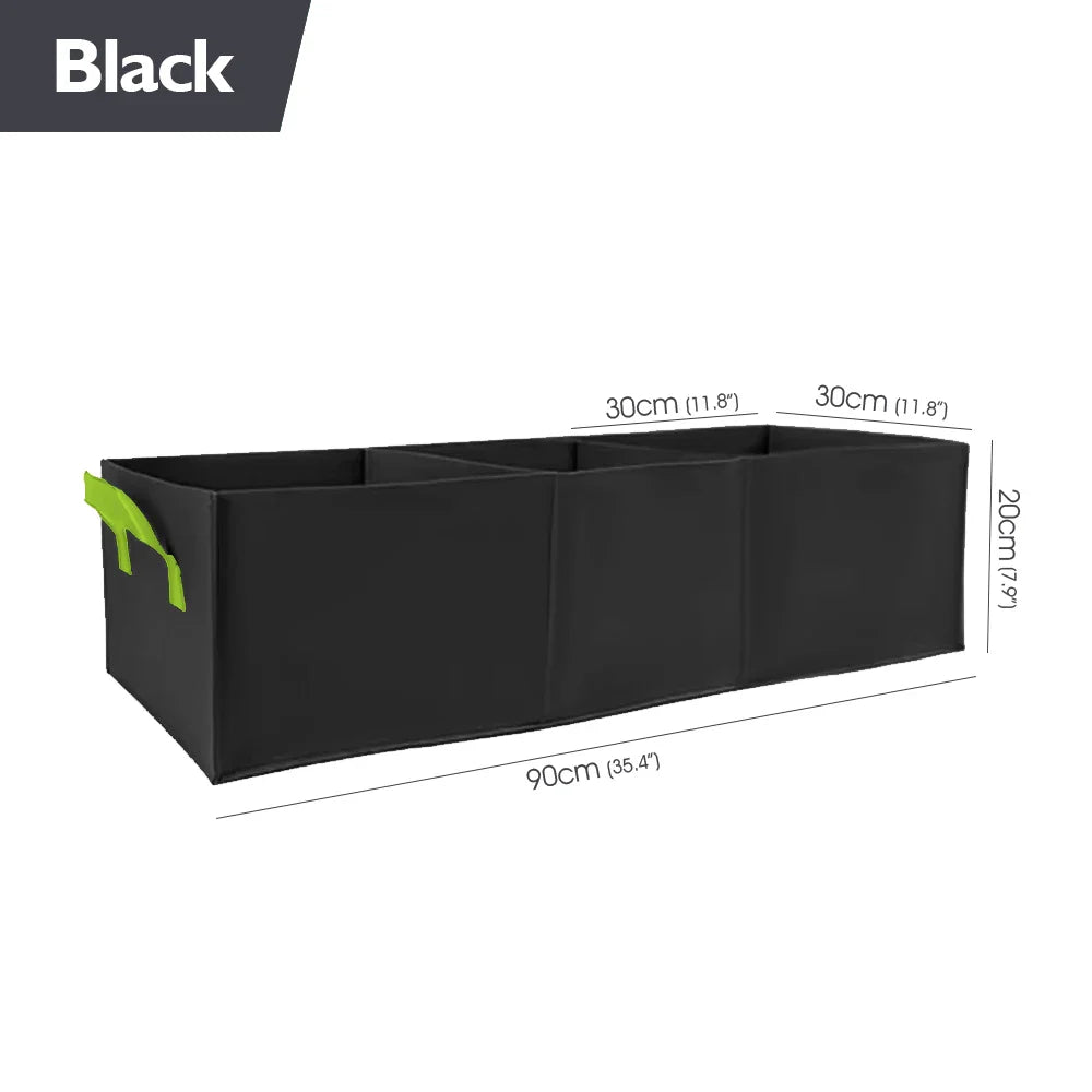 GreenGrow GardenBox | Hochbeet für Kräuter und Gemüse | Atmungsaktives Material | Faltbar und Wiederverwendbar