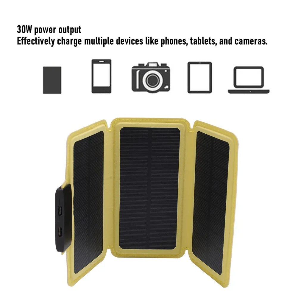 SolarNomad Pro | Faltbares Solarladegerät | Hochmoderne Solartechnologie | Wetterfest & Kompakt