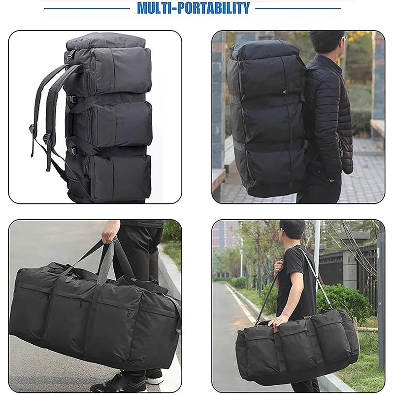NomadPack | Multifunktionale Outdoor-Tasche | 4-in-1 Tragesystem | Wasserdicht & Robustes Nylon