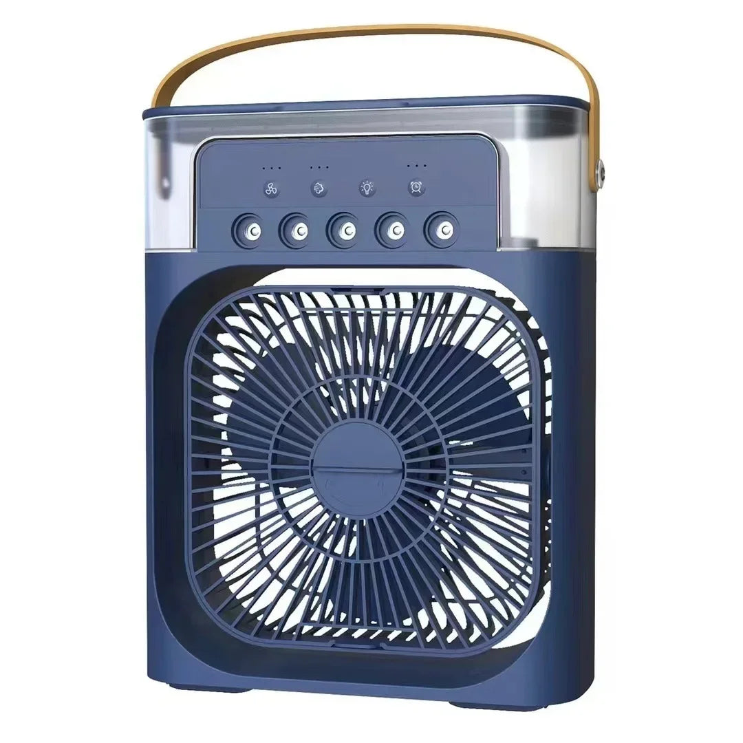 Auronix Mini Luftkühler | 3-in-1 Ventilator mit LED & Befeuchter | USB | 600ml Tank