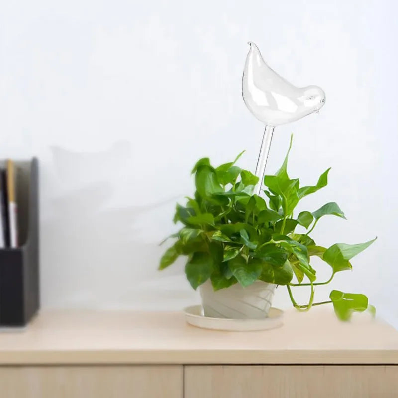 GreenDroplet | Selbstbewässerungssystem | Dekorative Tierformen | Hochwertiges Glas