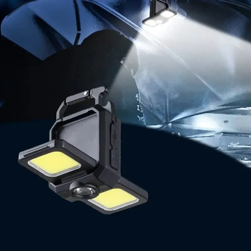 Luminoxx Mini Arbeitslicht | 800 Lumen LED | Magnetfuß & USB-C | 5 Modi | IPX5 Wasserschutz